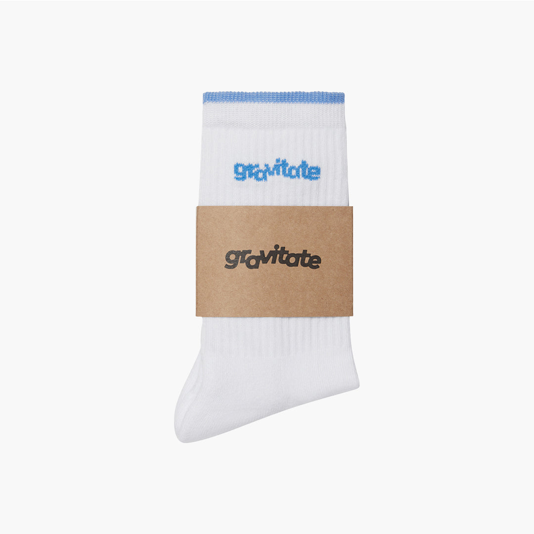 WHITE CORE CREW SOCK (3 Pack)